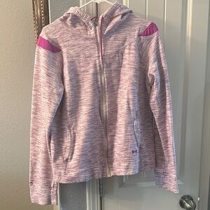 Under Armour Women's Pink Heathered Hoodie